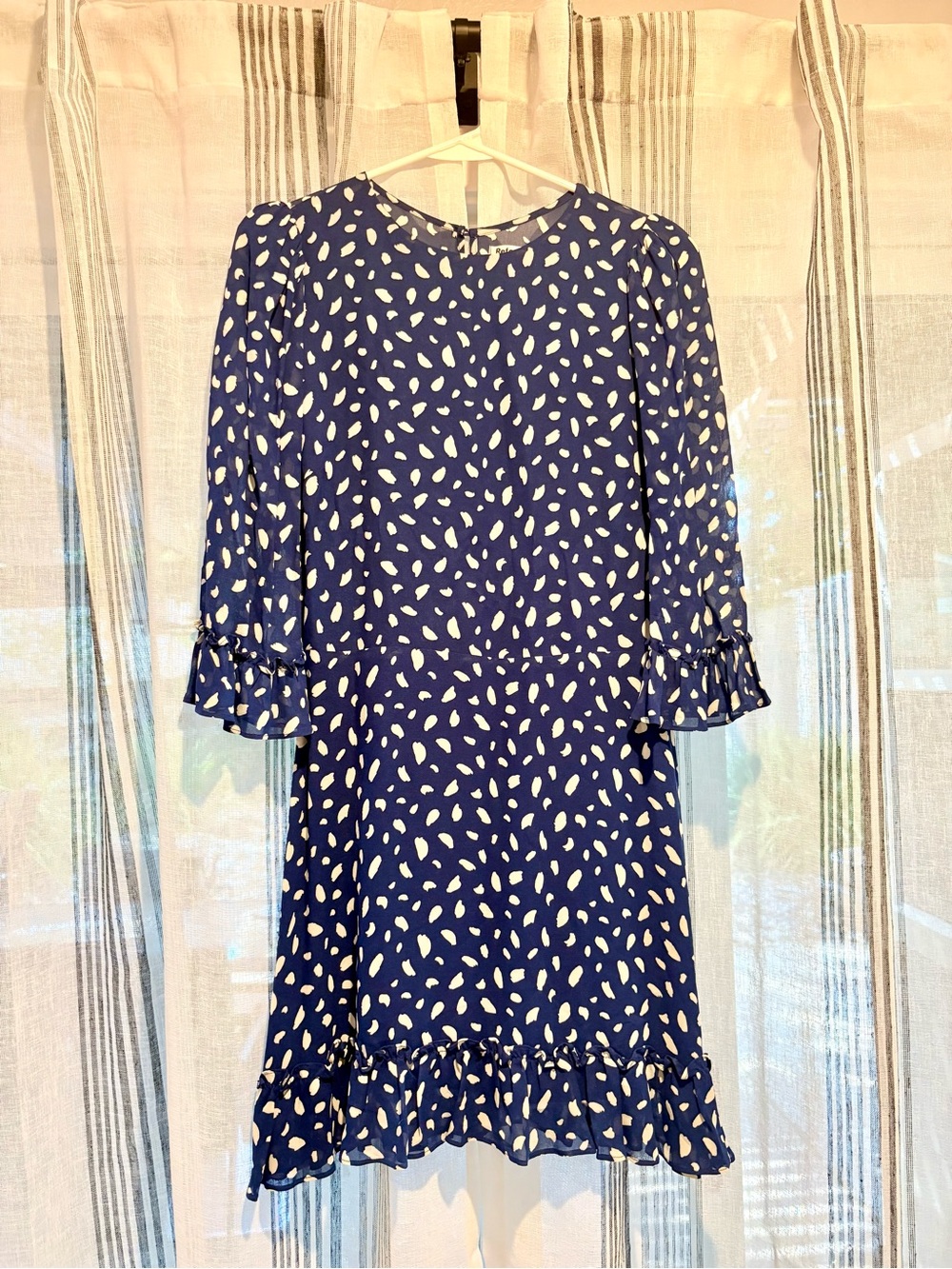 Reformation Ruffles at Hem Patterned Dress - Picture 2 of 7